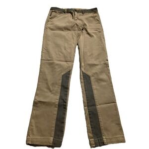 Pilcro and the Letterpress Hyphen Tan Khaki Striped Chino Pants Mens 27